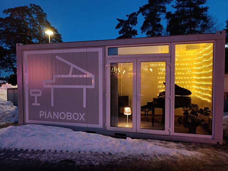 Pianotunnit PianoBoxissa talvella